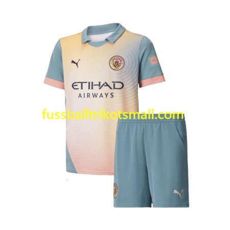 Fußballtrikots Manchester City Kinder 2024-2025 Kurzarm Fourth trikot kaufen